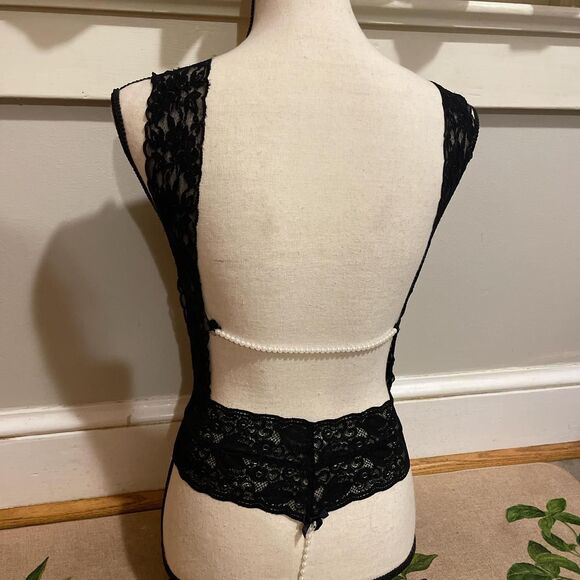 vintage 90s elegant moments cutout pearl g string bodysuit size small - Picture 2 of 8